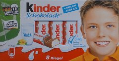 Kinder Schokolade zolta